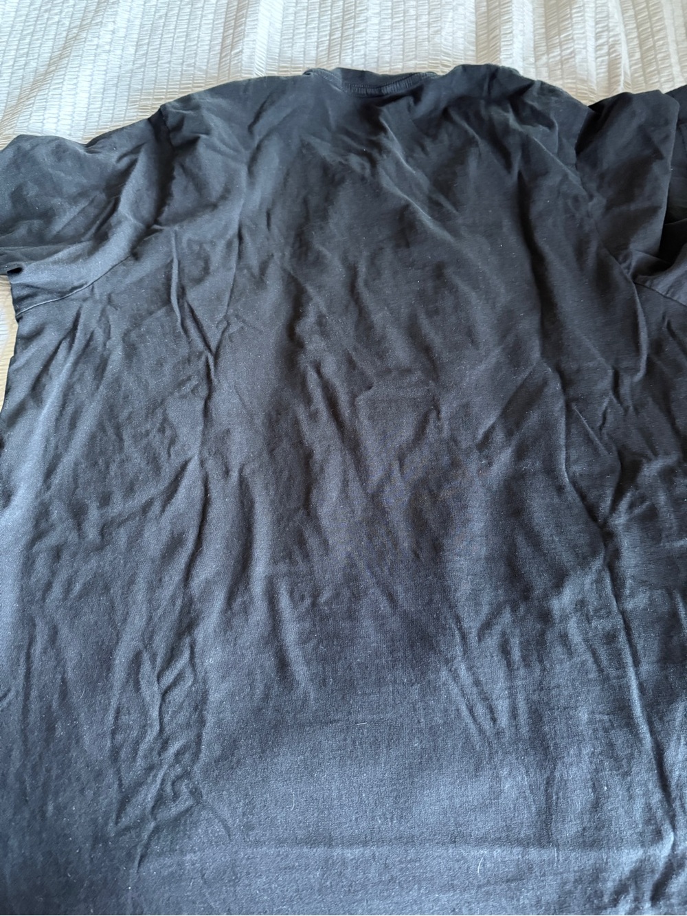 Milly Black Crewneck Tee with Logo Tag - Picture 4 of 4